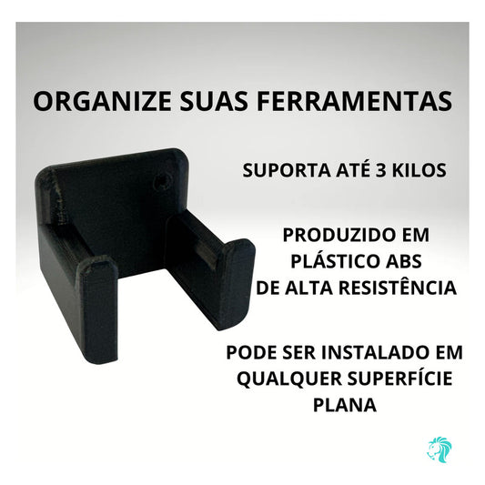 Suporte Para Martelos Organizador Universal - Polyprint 3 D Preto
