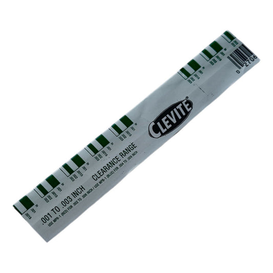 Plastigage Verde - Clevite 0.025mm/0.076mm C/ 15 Centímetros 0.025 Mm 1.93 Mm