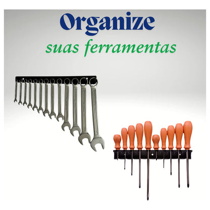 Kit Suportes Para Painel De Ferramentas Universal 10 Peças