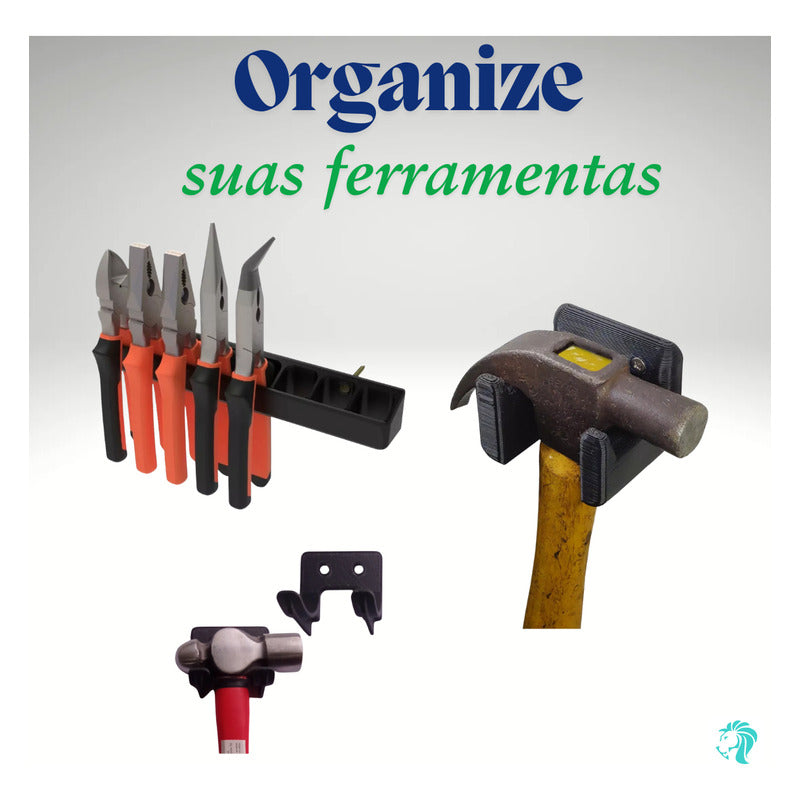 Kit Suportes Para Painel De Ferramentas Universal 10 Peças