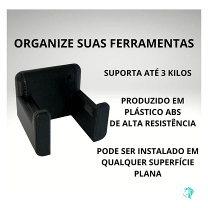Suporte Para Martelos Organizador Universal - Polyprint 3 D Preto