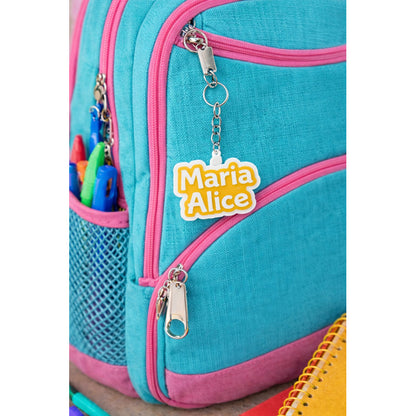 Kit 3 Chaveiros Personalizado Com Nome Composto Ou Sobrenome