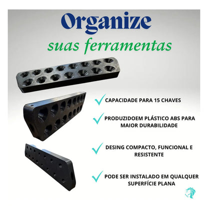 Suporte Para Chaves Fenda Phillips Organizador Mod Universal