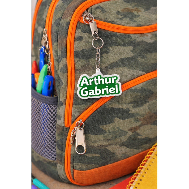 Kit 3 Chaveiros Personalizado Com Nome Composto Ou Sobrenome