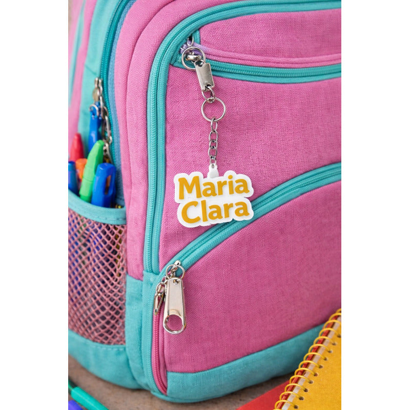 Kit 3 Chaveiros Personalizado Com Nome Composto Ou Sobrenome