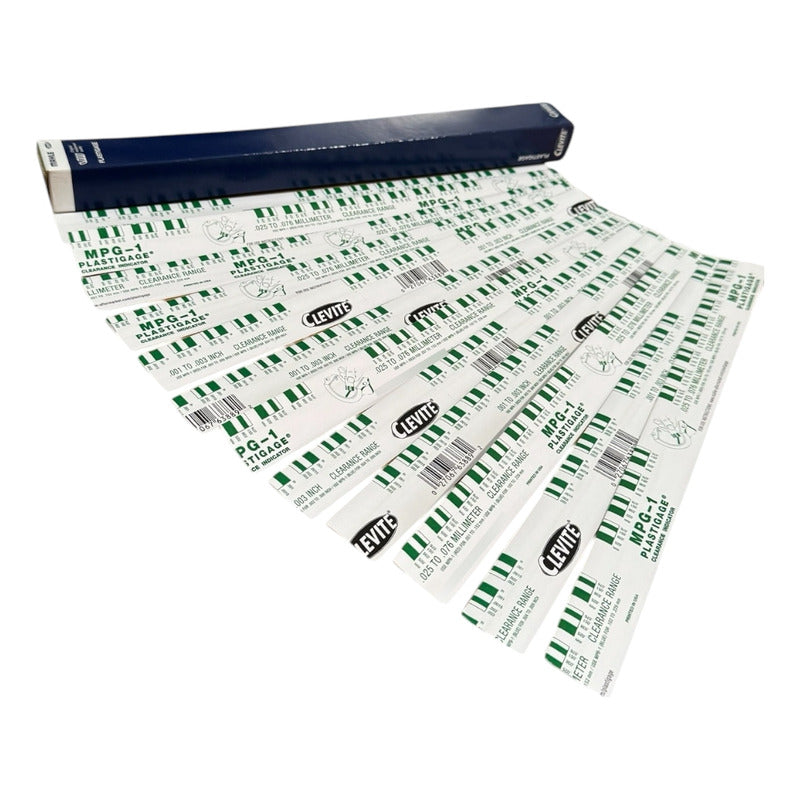 Plastigage Verde - Clevite Caixa Fechada C 12 Unid. Original 0.025 Mm 0.076 Mm