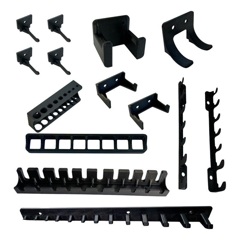 Kit Suportes Para Painel De Ferramentas Universal 13 Peças