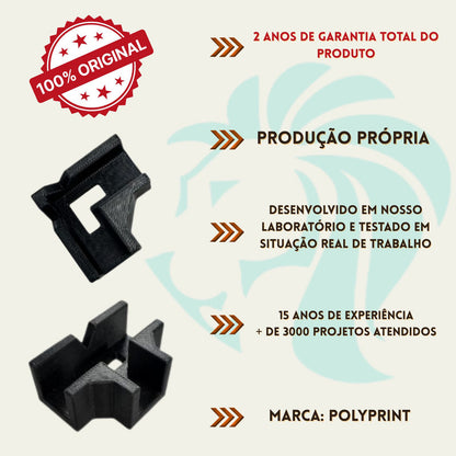 Kit 15mm Completo 12 Peças Montagem De Móveis Nichos Gavetas Preto