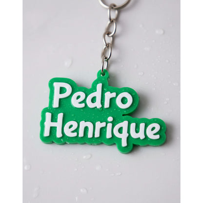 Kit 3 Chaveiros Personalizado Com Nome Composto Ou Sobrenome