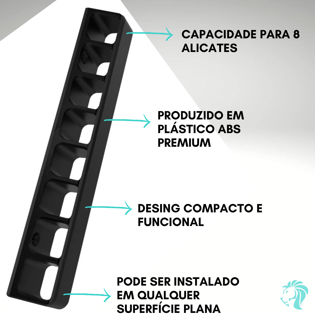 SUPORTE PARA ALICATES ORGANIZADOR UNIVERSAL 8 POSIÇÕES
