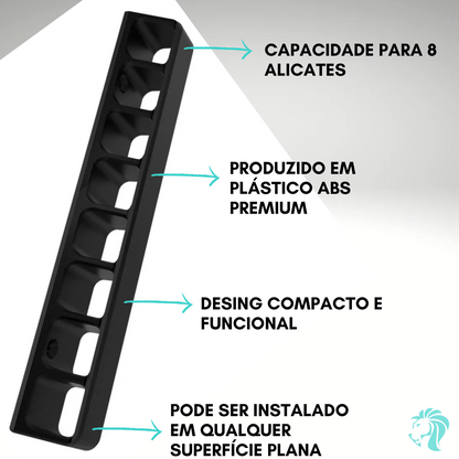 SUPORTE PARA ALICATES ORGANIZADOR UNIVERSAL 8 POSIÇÕES